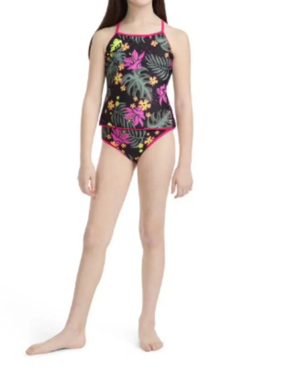 New! Hurley Girls 2-Piece Tankini - fun and sylish!